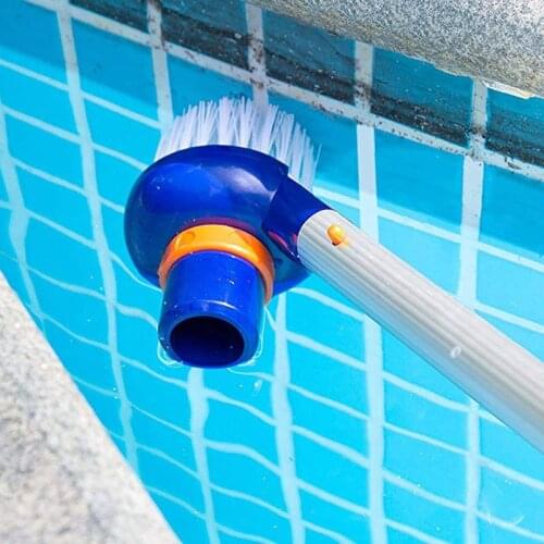 Dust Removal Multifunctional Swimming Pool Brush Practical Cleaning Accessories Small Suction Head Brush