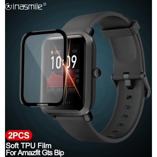 Nice Tempered Glass Film for Huami Xiaomi Amazfit Pace Gtr 42mm 47mm Verge Screen Protector For Gts Bip S Lite Smart Watch
