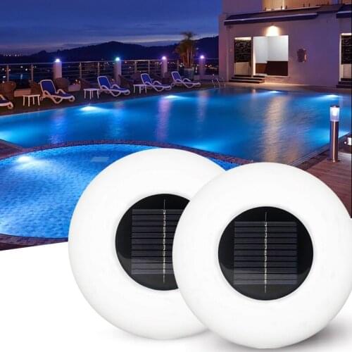 Outdoor Lighting Solar Battery Lamps Swimming Pool Glowing Float Garden Pool Party Decoration Led Lamp Waterproof Night Lights