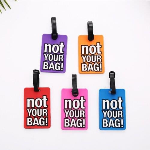 Not Your Bag Suitcase Tags Travel Luggage Tag Identifier Label ID Address Holder Protection Travel Accessories Hot Sale