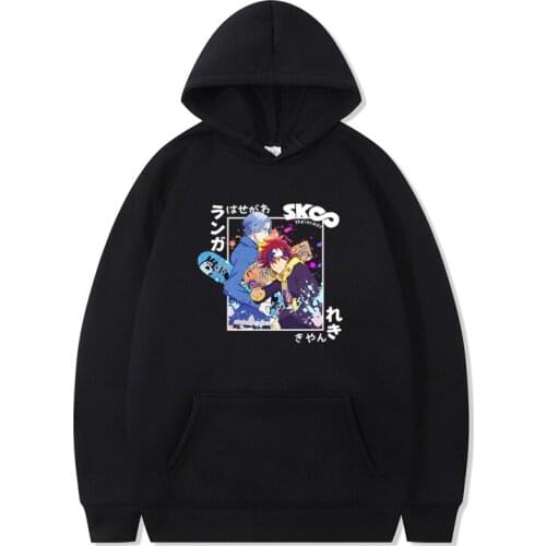 New Japanese Anime SK8 The Infinity Hoodies Men Kawaii Skateboard Boys Unisex Fashion Skate Infinity Graphic Sweatshirts MaleNew