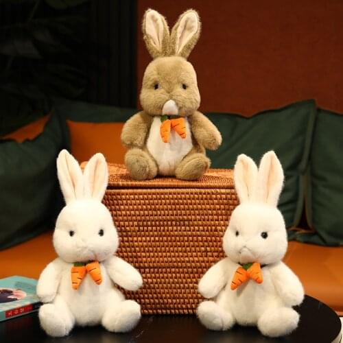 30CM New Cute Rabbit Plush Toy Kawaii Carrot Rabbit Plush Animal Doll Stuffed Doll Home Decoration Girl Holiday Gift