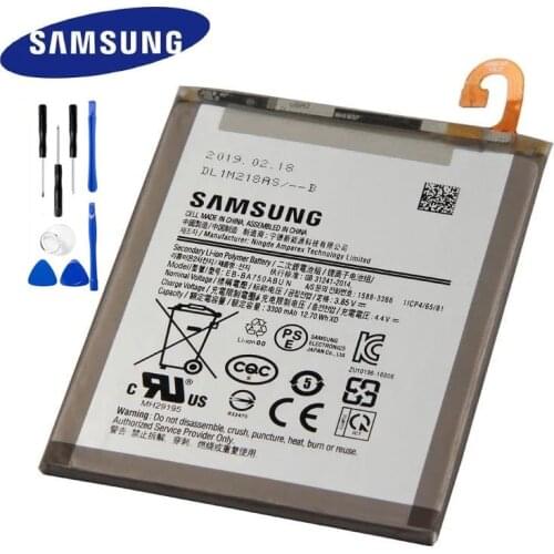 SAMSUNG Original Replacement Battery EB-BA750ABU For 2018 version A7 SM-A730x A730x SM-A750F A10 3300mAh + tools