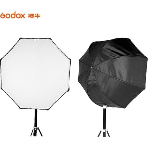 Godox 120cm / 47.2in Portable Octagon Softbox Umbrella Brolly Reflector for Speedlight Flash Light