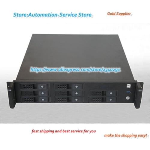 R2U480-8 Installed ATX Motherboard Hot Plug LCD Real-Time Monitoring USB3.0 2U Server Chassis