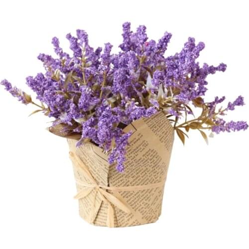 Multicolor Lavender Gypsophila Flower Artificial Flowers Potted Flower