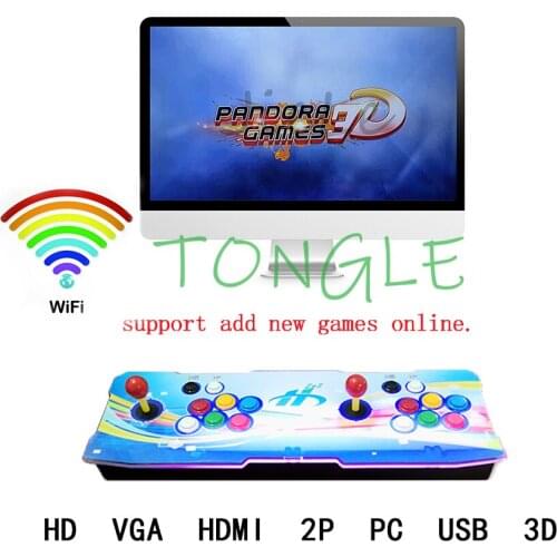 Hot sale Pandora 3D Retro Arcade Box TV console 4018 in 1 (2448 in 1) Save Function Zero Delay support online WIFI download game