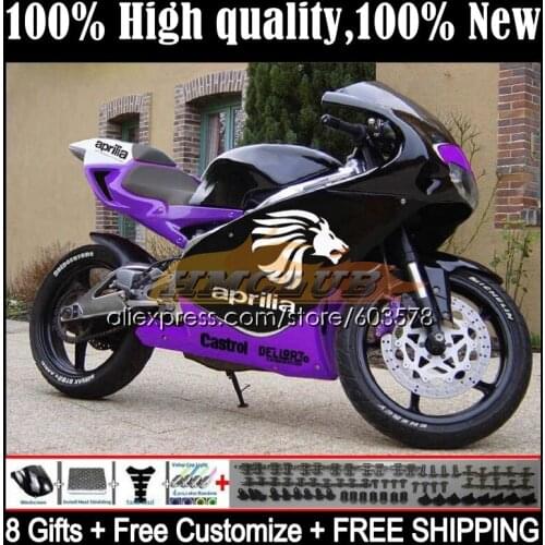 RS125R For Aprilia RS 125 RS4 RS-125 RS125 99 01 02 03 04 05 52CL.11 RSV125 R 1999 2000 2001 2002 2003 2005 Fairing Black purple