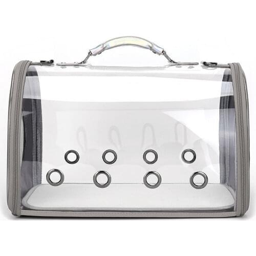 Cat Backpack Carrier Cat Bag Portable Bag Space Capsule Pet Backpack Cat Cage Double Shoulder Transparent Cat Schoolbag