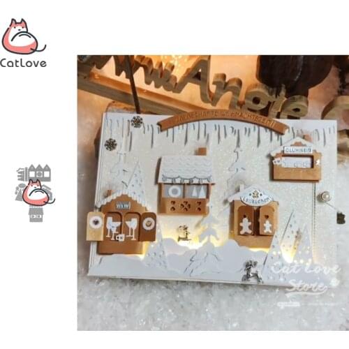 Sweet House Series Metal Cutting Dies Scrapbooking Stencil Die Cuts Card Making DIY Decorative Craft Embossing New Dies For 2019