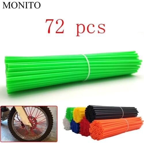 Motorcycle Wheel Rim Spoke Protector Dirt Bike Rims Skins Covers Skins For YAMAHA XT250 TRICKER DT230 DT 125 230 LANZA KAWASAKI