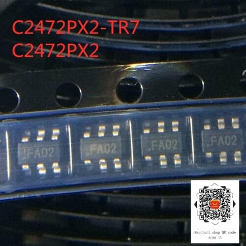 [10pcs]100%New original: C2472PX2-TR7 C2472PX2 SOT23-6 - RDFC controller for offline applications rated 6 to 40W (to 60W @ 230V)
