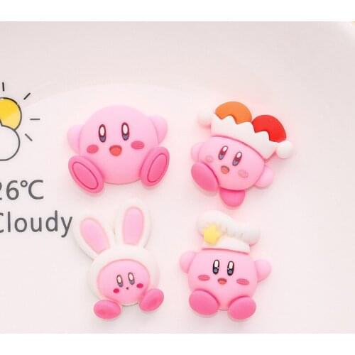 10Pcs Kawaii Cartoon Rabbit Flat back Resin Cabochon Embellishments for Scrapbooking Hair Bows Center DIY Decoration Accessories