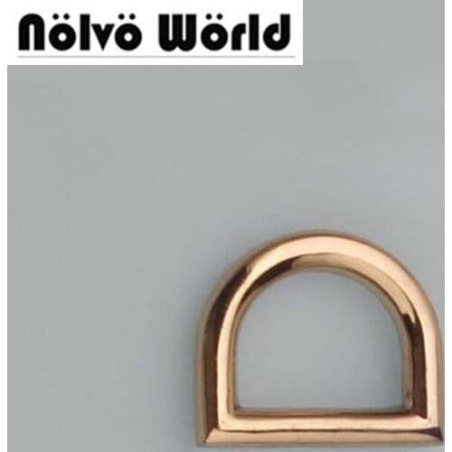 100pcs 5 colors small d ring,inside 13*10mm 1/2 inch gold color Closed d ring,alloy metal welded d-ring