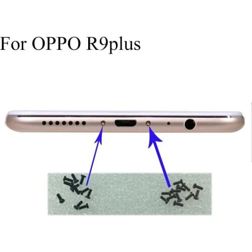 2PCS For oppo r9 plus R9 Plustm Buttom Dock Screws Housing Screw nail tack For oppor9 plus R9 Plustm Mobile Phones