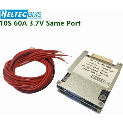 36V 10S BMS 60A Balance 3.7V Li-ion battery protection baord for 36V Electric bicycle and electric tools within 1200W