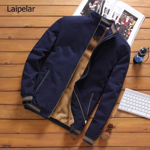 Fleece Jackets Mens Pilot Bomber Jacket Warm Male Fashion Baseball Hip Hop Coats Slim Fit Coat Brand Clothing