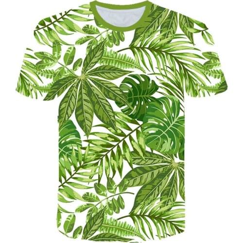 Summer New Children T-shirt Nature Scenery Printed Boys And girls T-shirt Kids Short Sleeve T-shirts Casual Kids Tops Clothing
