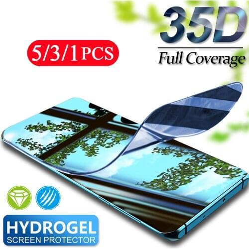 5/3/1Pcs soft full cover film for huawei mate 20 20x 30 pro lite hydrogel film protective screen protector smartphone Not Glass