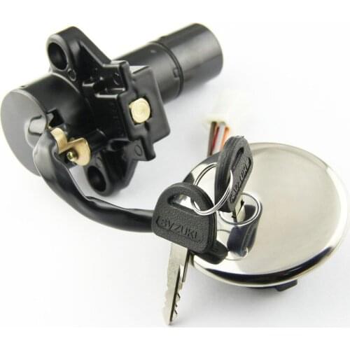 Motorcycle Fuel Tank Cover Cap Lock With Ignition Switch Lock FOR GN250 1985-2001