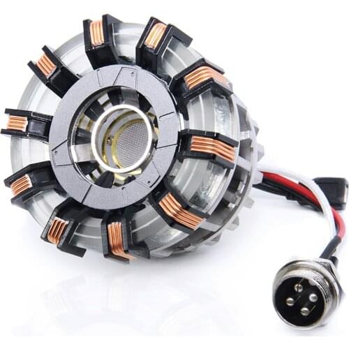 Avenger 1:1 scale Arc Reactor Core Heart Model MARK 2 with LED Light Figure Boyfriend Gift Parts Need to Assemble DIY