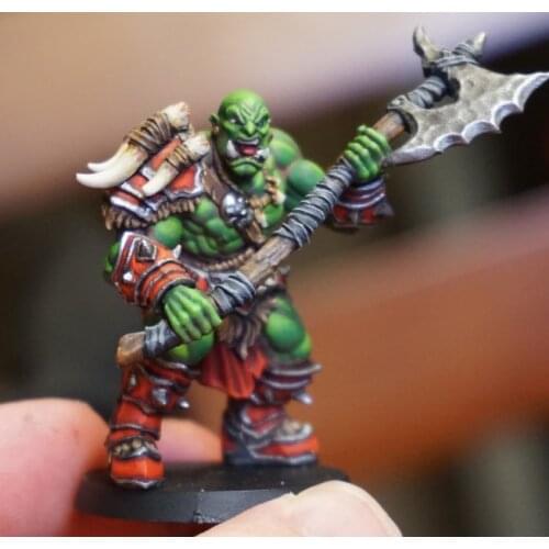 56mm Resin Model Kits Orc Warrior Figure Unpainted No Color RW-015