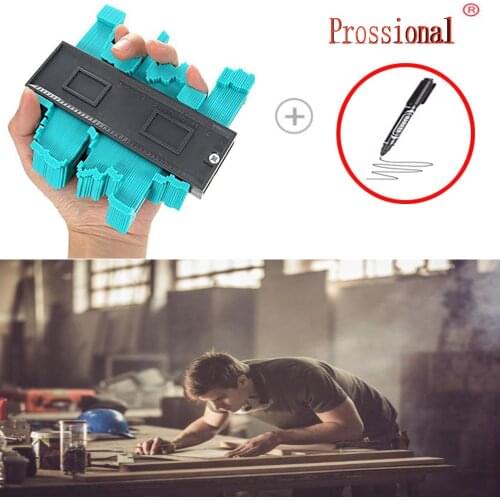 New Plastic Contour Duplication Gauge 5 Inch Copy Irregular Shapes For Perfect Fit Easy Cutting Profile Carpenter Tools