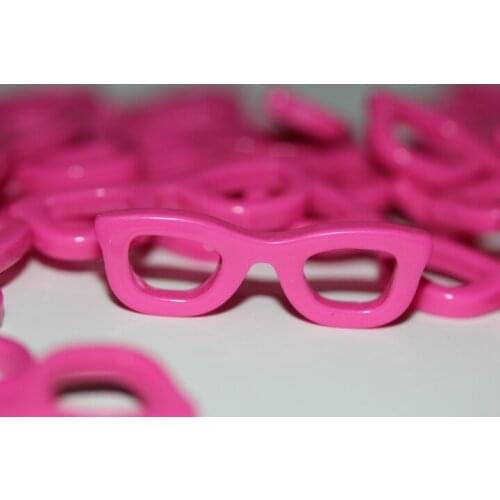 Flat back resin cartoon character resin glasses,DIY resin craft accessories fashion resin