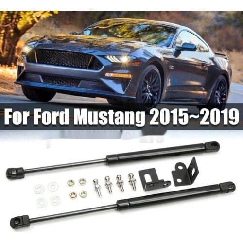 It Is Suitable For 2015-2019 Ford Mustang Hood Hydraulic Rod Gas Spring Nondestructive Modification