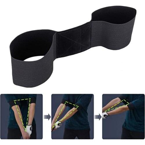 Portable Golf Hand Posture Corrector Belt Swing Highly Elastic Correction Band Golf Hitting Training Tool Golf Training Aids
