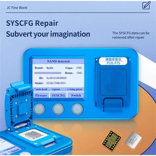 JCID-P7S BGA70 Repair programming For iPhone 5SE 6G 6Plus 7G 7Plus iPad5 iPad6 iPad 7 iPad Pro Firmware Repair NAND Underlyin