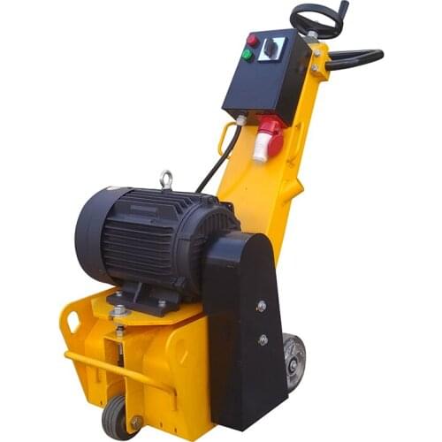 Hand push model electric walk-behind concrete scarifier road milling machine for sale