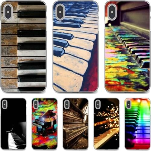 Rainbow-Piano-Key-color-Keyboard Silicone Case Cover For Huawei Nova 2 2i 3 3i Y3 Y5 Y6 Y7 Y9 Prime 2015 2016 2017 2018 2019