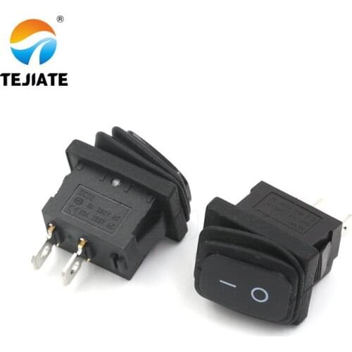 1PCS Toggle Switch KCD1 Ship Type Rocker 2/3 Feet 2 Gear Waterproof Boat Shaped High Current Power Microswitch Electronic