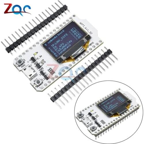 0.96'' ESP32 ESP-32 OLED Digital Display Bluetooth WIFI Kit 32 Module CP2102 32M Flash Internet Development Board For Arduino