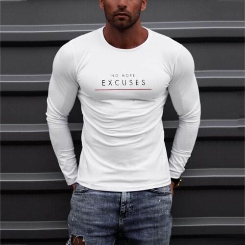 57# 2021 Summer Mens Clothing Tshirt Oversized Undetshirts Men Casual T Shirts Long Sleeve Print Tops O Neck Slim Tees Shirt