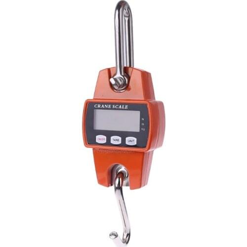 Electric Hook Scale Hanging Digital Balance Scale With Dismountable S-Hook Pounds Kg Unit For Weighing Luggages Vertically