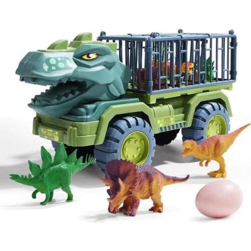 Dinosaur Excavator Engineering Vehicle Model Toy Childrens Inertial Transport Vehicle Boy Girl Toy Dinosaur Gift Car Toy