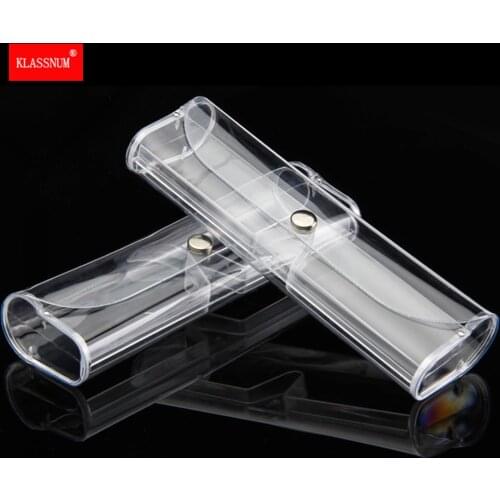 1 Pcs Protable Eyewear Boxes Kawaii PVC Glasses Box Cute Girls Transparent Glasses Case Eyewear Accessories Hot Sale