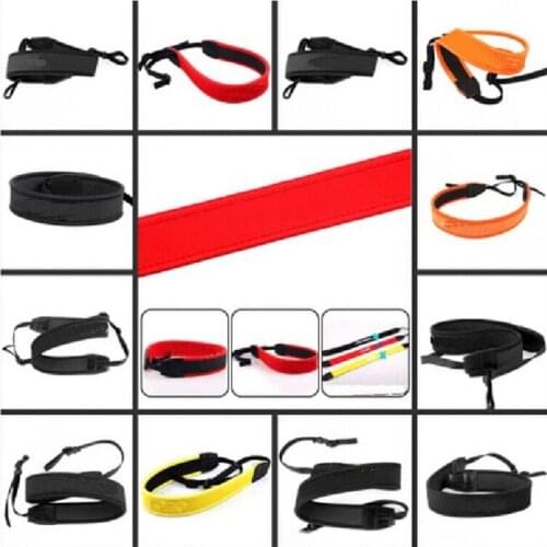 10pcs/lot SLR Camera Neck Shoulder Black Belt Flexible Camera Strap for Canon Nikon for Sony Pentax for olympus Panasonic DSLR