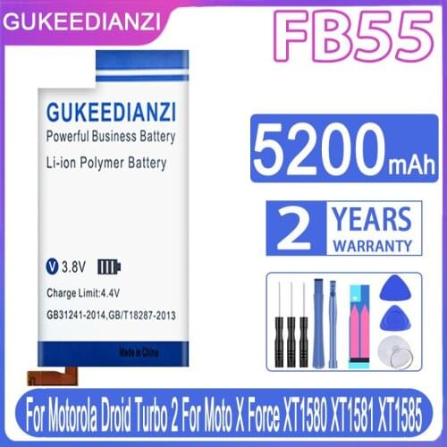 GUKEEDIANZI Motorola Moto X Force Batteries