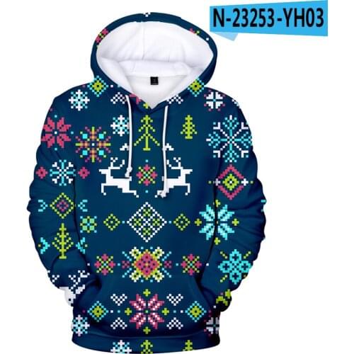 Hip hop Kpop Happy Merry Christma 3D Hoodies Sweatshirts Men/Women Fashion Casual Soft Tops High quanlity Christmas New Clothing