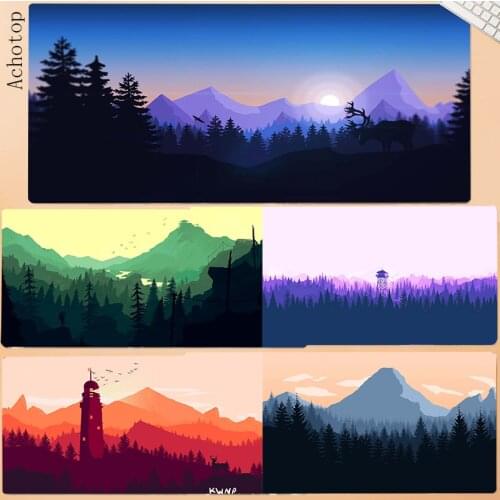 Firewatch Large Size Mat XL Mouse Pad Abstract Waterproof Material Computer Laptop Desk Pads Office Gaming Anti-slip Mouse-Pad