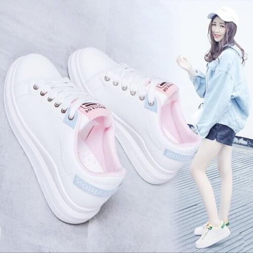 Sneakers Women Shoes 2021 Breathable Mesh Casual Sports Shoes Woman Lace-up Autumn Ladies Shoes Women Sneakers Little Mens