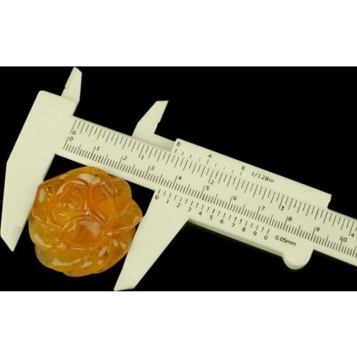 0 To 150mm 6 Inch Mini Plastic Sliding Vernier Caliper Gauge Measuring Tool Home Outdoor Used Mini Ruler