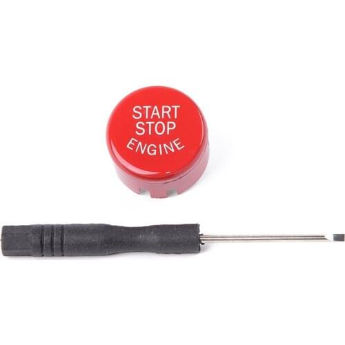 Plastic Engine Button Kit Set Red Replacement For BMW F Chassis Series F10 F20 F30 Durable Reliable Stock Useful