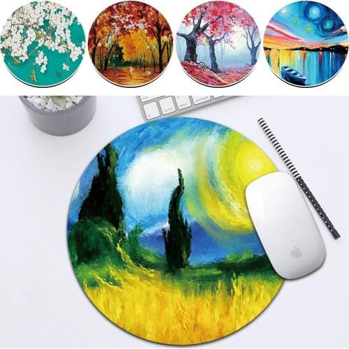 Non-Slip Mousepad Computer Mouse Pad PU Leather Mouse Mat for Macbook/ Matebook/ Microsoft Surface Laptop Comfortable Desk Mat