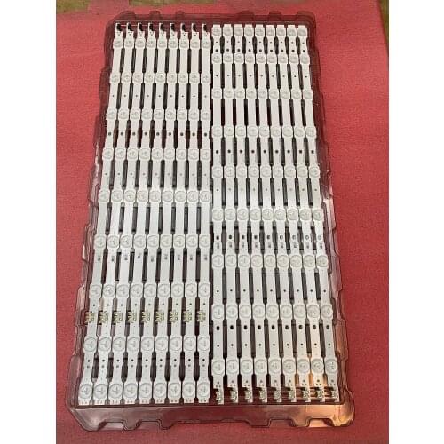 New 18 PCS LED Backlight strip for Samsung UN65HU7250F UN65HU7200 2014SVS65_CURVED BN96-33495A 33496A 33378A LM41-00091Y 00093A