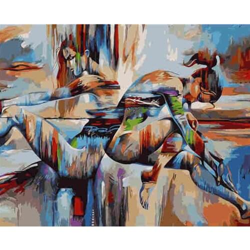 Olieverfschilderij Van Nummers Bloem Op Canvas Set Decor Voor painting By Number diy Handgeschilderd Gift Multicolor Body Art