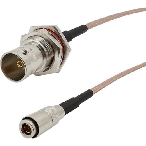 BNC Female Jack to DIN 1.0/2.3 Male Plug 75 Ohm RG179 SDI Vedio Cable for HD SDI 3G SDI Vedio Recorder Camera Assist Monitor